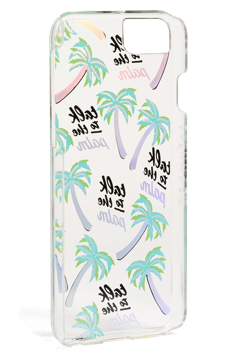 Talk to the Palm iPhone 6/7 & 6/7 Plus Case, Alternate, color, GREEN