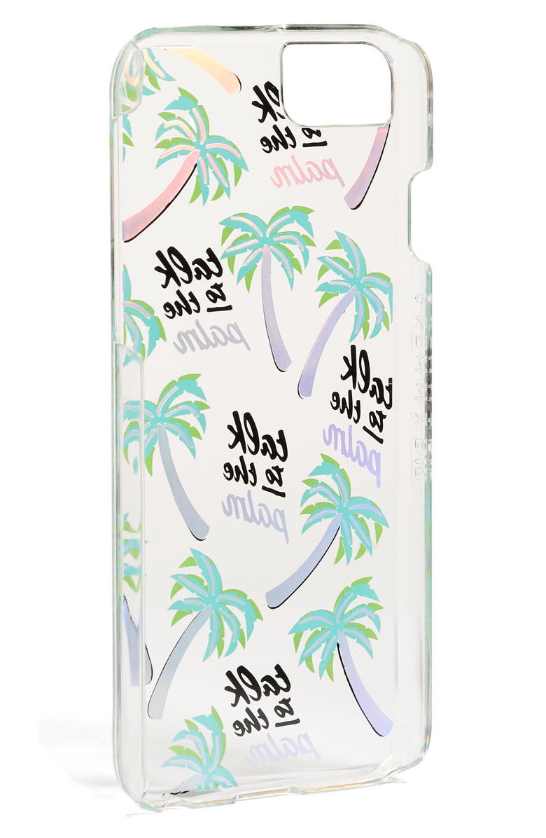 Skinnydip Talk to the Palm iPhone 6/7 & 6/7 Plus Case, Alternate, color, 