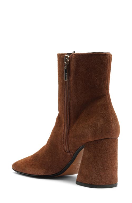 Schutz Leia Square Toe Boot In Brown