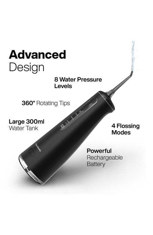 Aquasonic Elite Black Flosser In Black