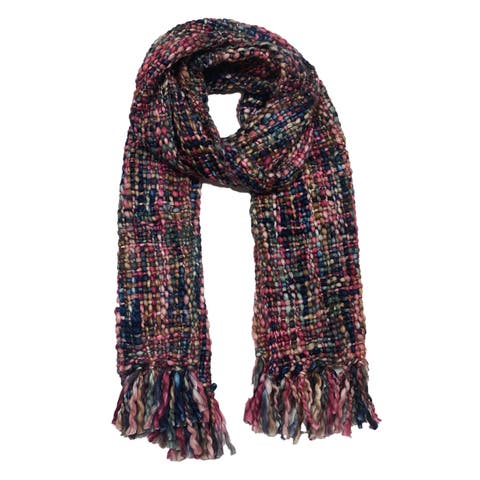 Stella Acrylic Multi Colored Winter Scarf