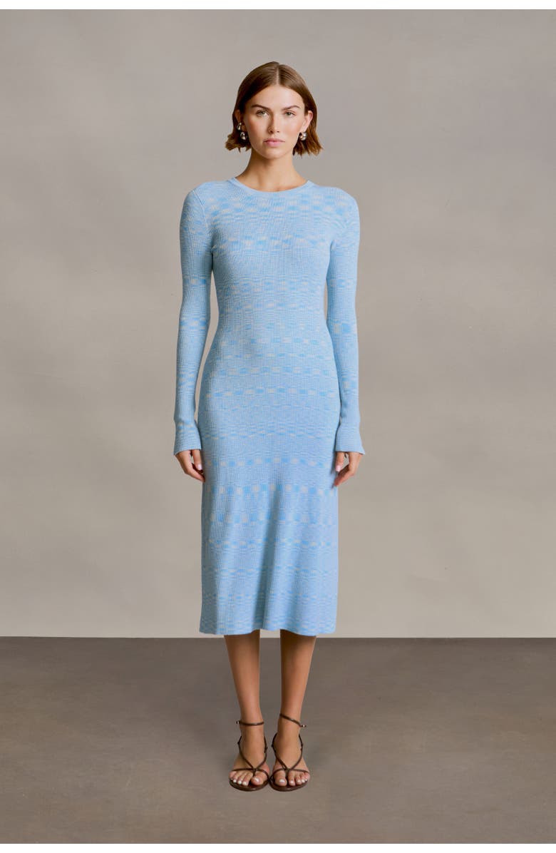 AMUR Myella Knit Dress, Main, color, Arctic Breeze