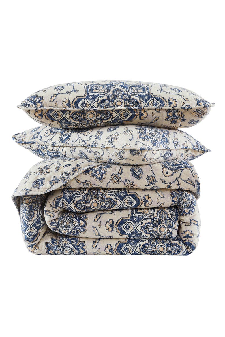 Persia Quilt & Sham Set, Main, color, INDIGO