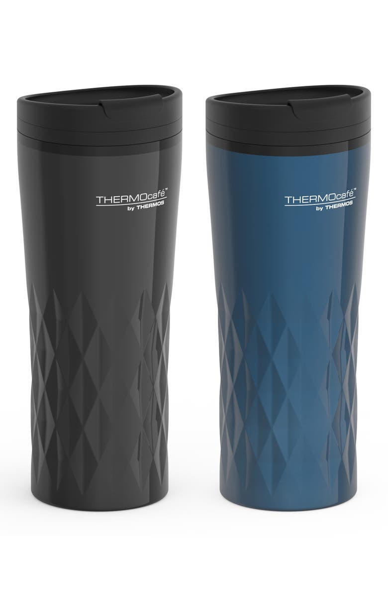 THERMOS Assorted 2-Pack THERMOcafé<sup>™</sup> 14-Ounce Air Stainless Steel Tumblers, Alternate, color,