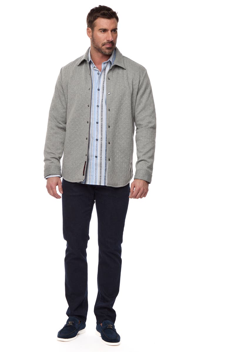 Robert Graham Billiard Knit Shirt Jacket, Alternate, color, 