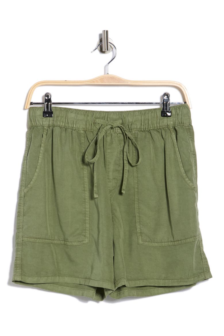 Pull-On Shorts, Alternate, color, GREEN TEA
