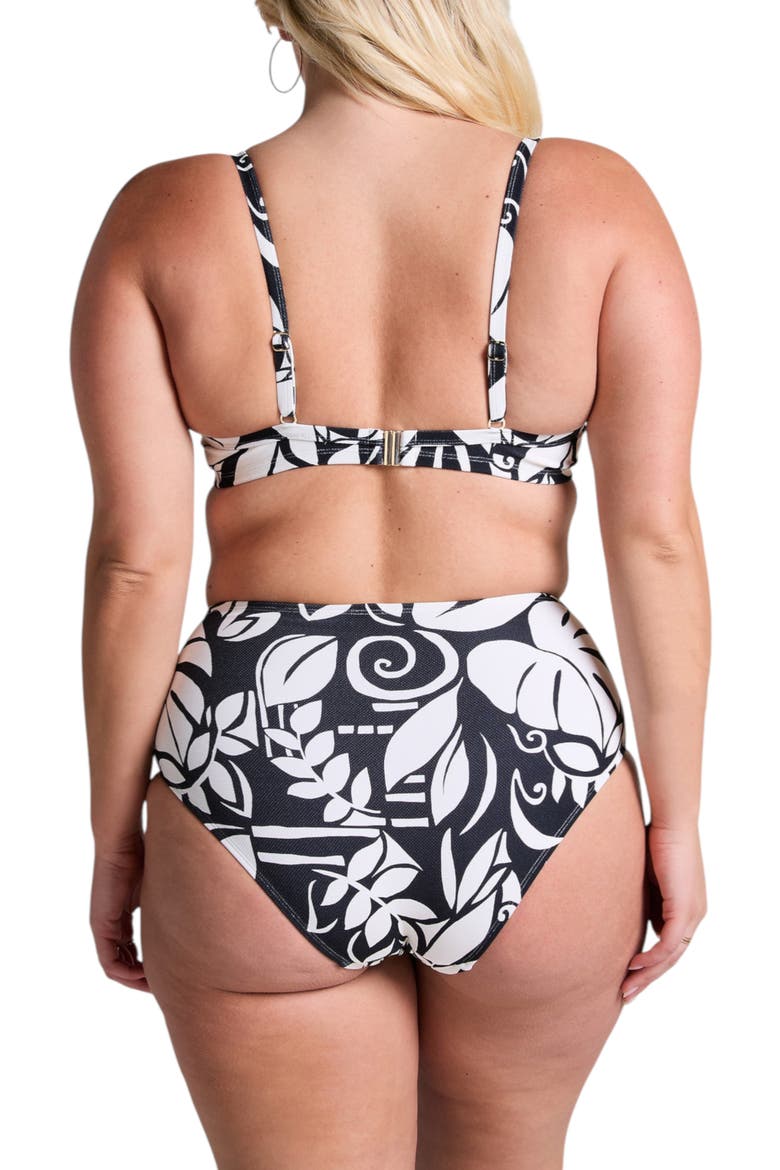 Mauritius Rio Bikini Bottom, Alternate, color, Caviar