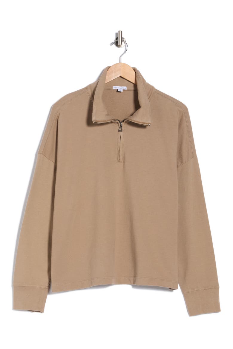 Half-Zip Pullover, Main, color, COFFEE