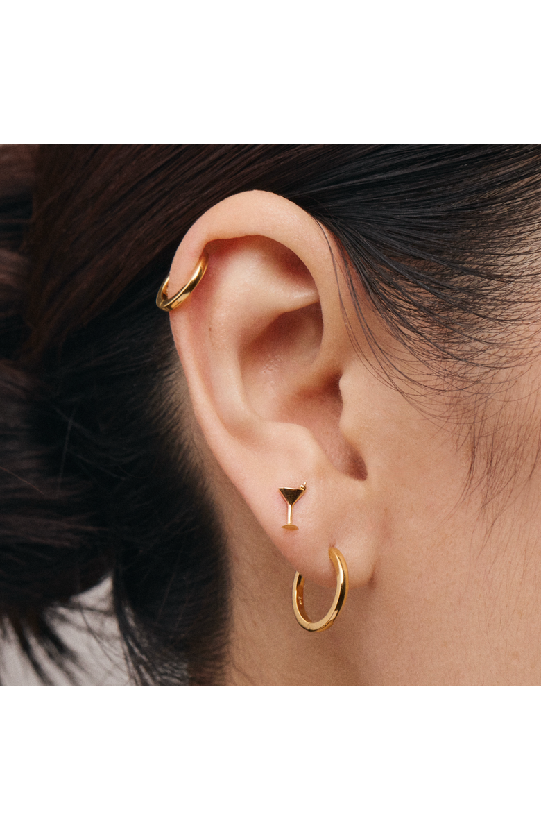 Whit Jewelry 14K Yellow Gold Martini Stud, Alternate, color, Gold - Butterfly Back