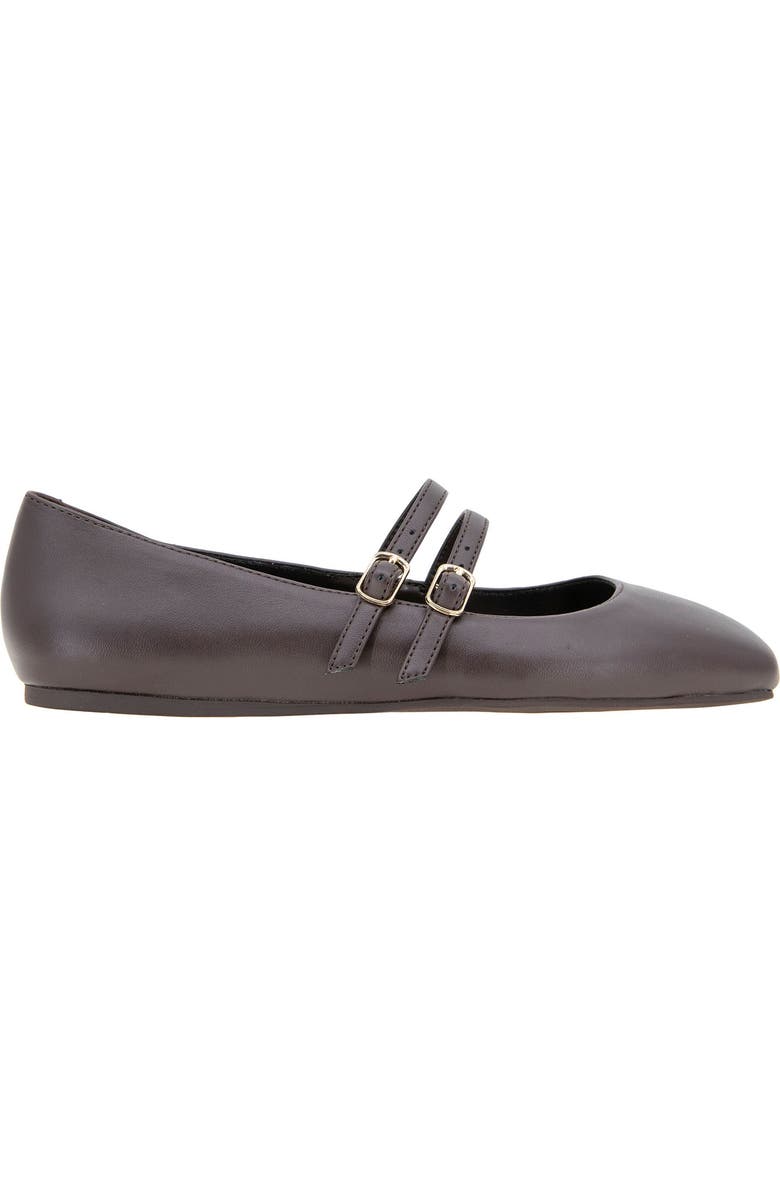 BCBGeneration Harisa Mary Jane Flat, Alternate, color, Chocolate