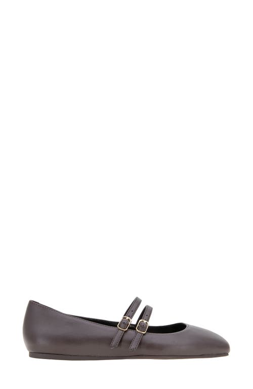 Bcbg Harisa Mary Jane Flat In Brown
