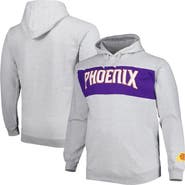 FANATICS Men's Fanatics Branded Heather Gray Phoenix Suns Big & Tall Wordmark Pullover Hoodie