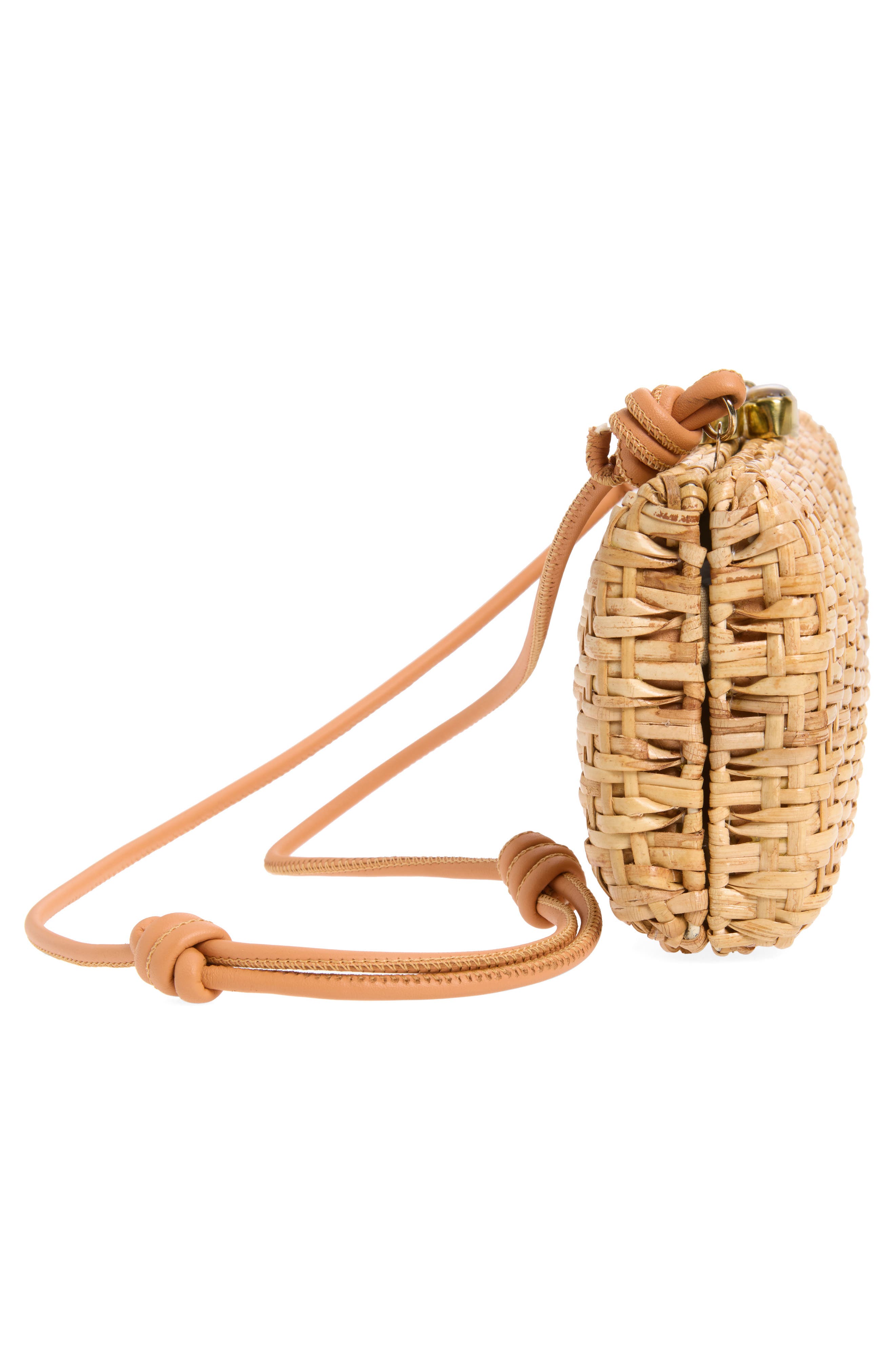 POOLSIDE The Nantucket Clutch, Alternate, color, Natural