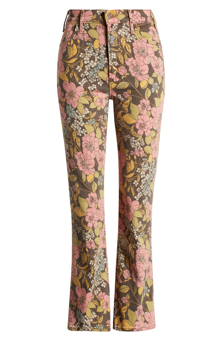 MOTHER The Hustler Ankle Bootcut Jeans, Alternate, color, Boutonniere Bouquet