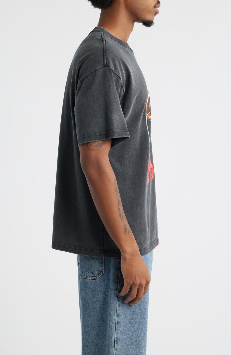 SANTO STUDIO Dice Hand Graphic T-Shirt, Alternate, color, Vintage Black