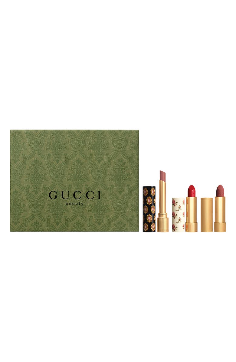 Gucci Lipstick Trio Set, Main, color, 