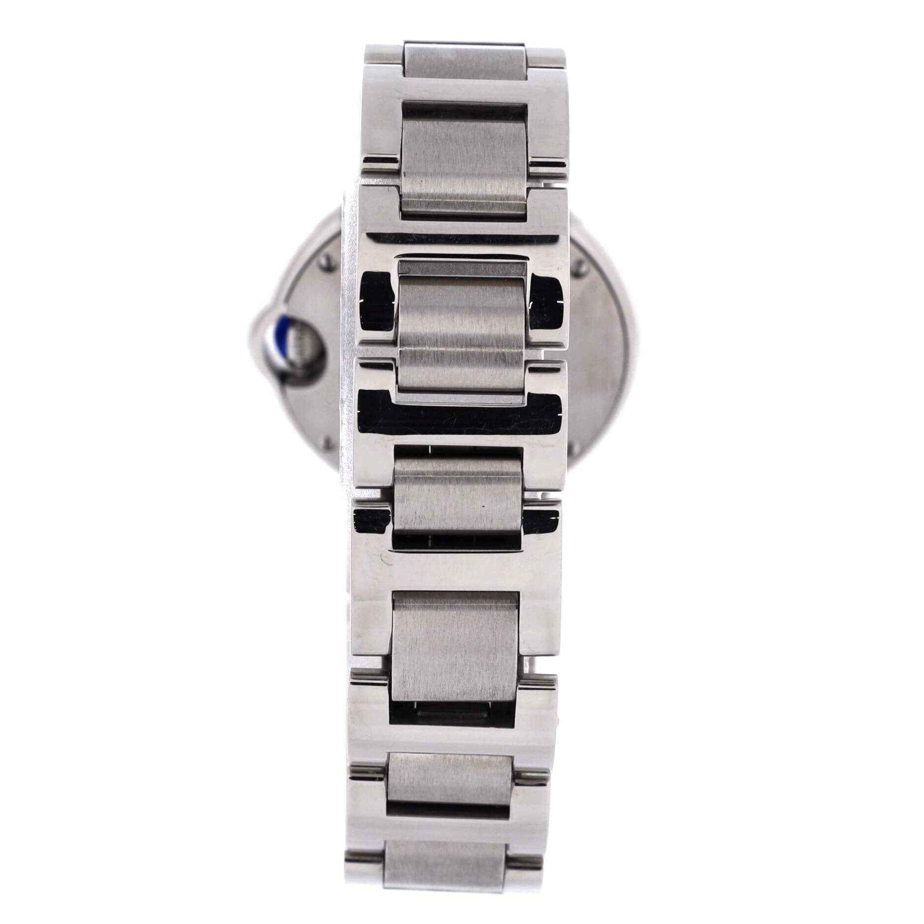 Ballon Bleu de Cartier Quartz Watch Stainless Steel 28, Alternate, color, Metallic Silver