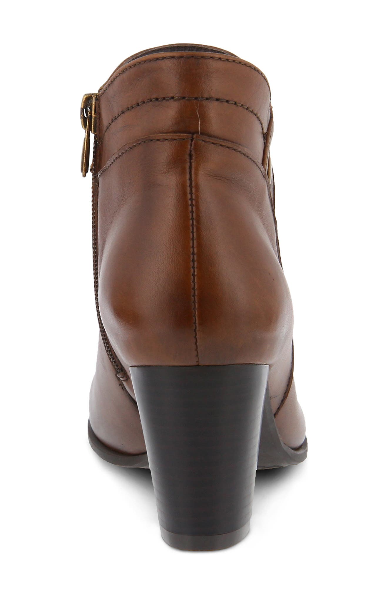 Spring Step Italia Bootie, Alternate, color, Brown Leather