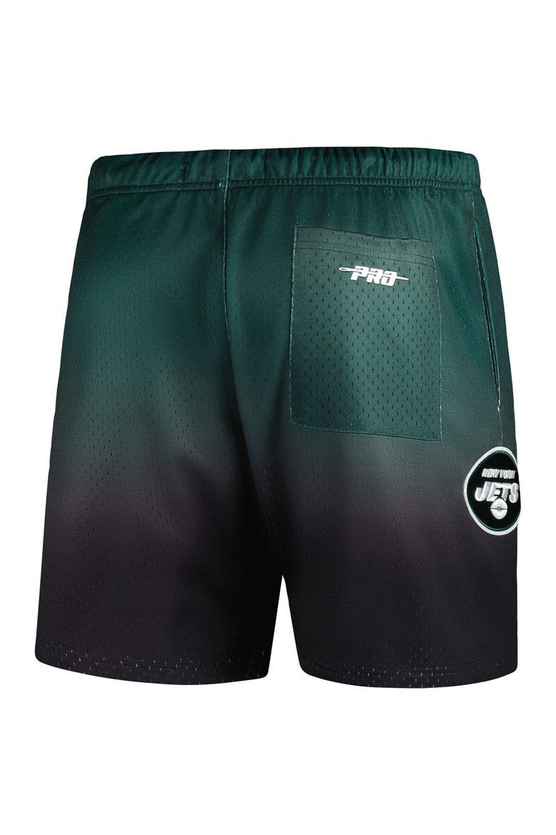 Men's Pro Standard Black/Green New York Jets Ombre Mesh Shorts, Alternate, color, Black