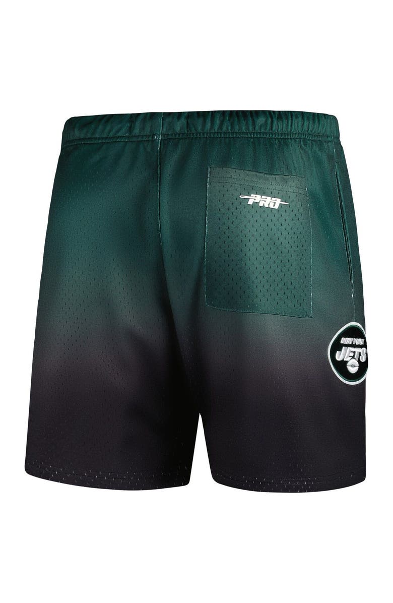 PRO STANDARD Men's Pro Standard Black/Green New York Jets Ombre Mesh Shorts, Alternate, color, Black