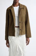 Proenza Schouler Irine Lambskin Suede Jacket
