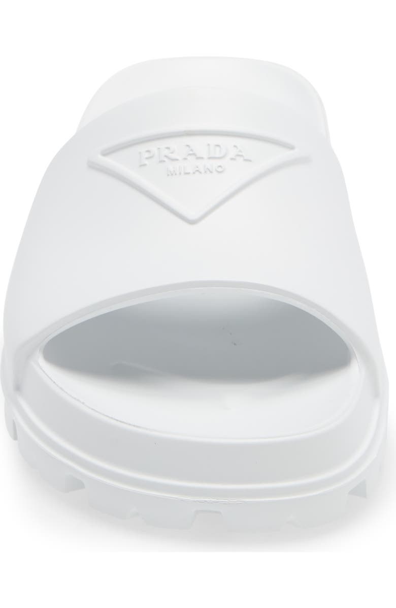 Prada Logo Slide Sandal, Alternate, color,