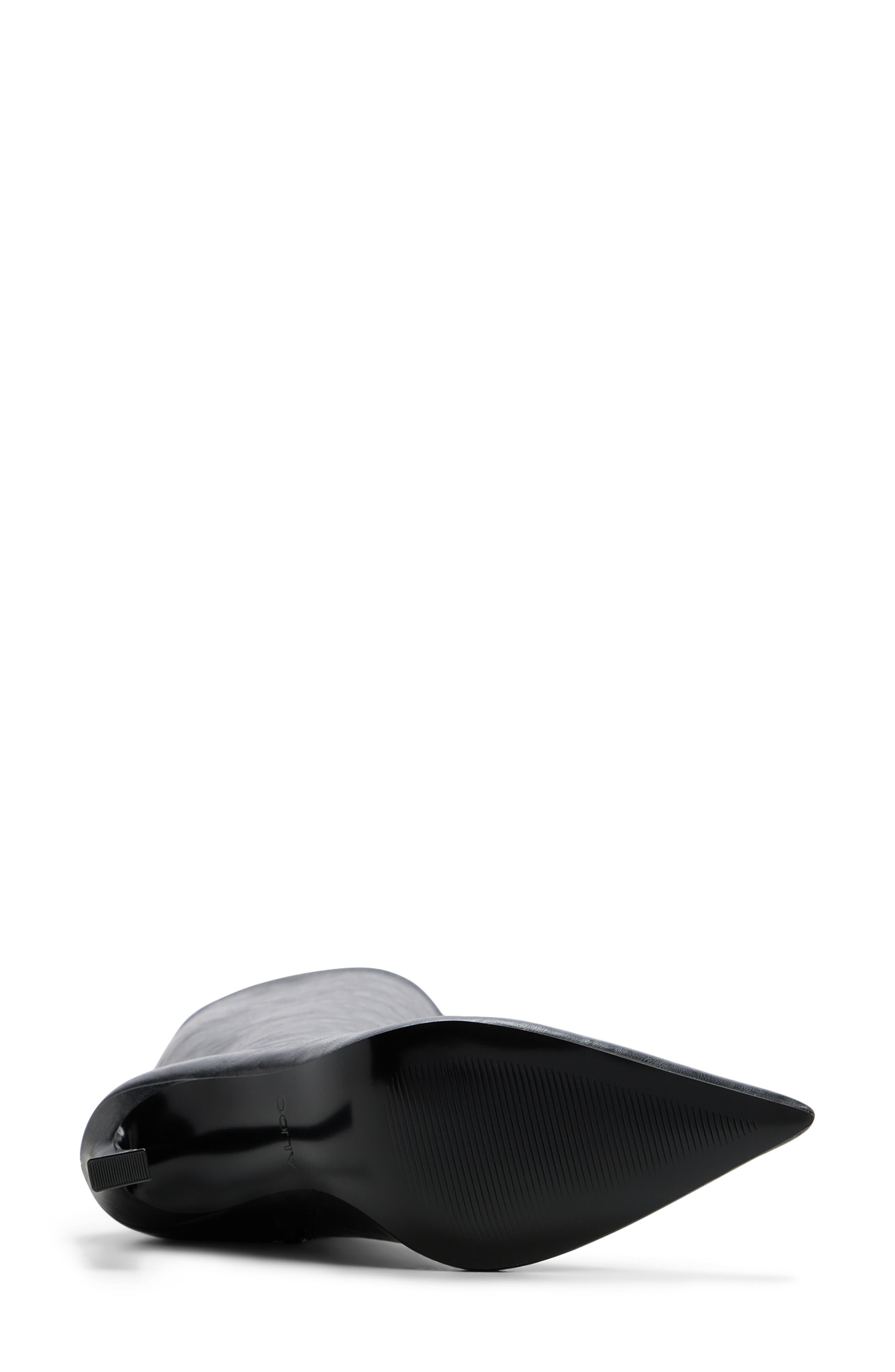 Jullieta Pointed Toe Knee High Boot, Alternate, color, BLACK
