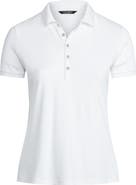 Lauren Ralph Lauren Embroidered Logo Stretch Cotton Piqué Polo Shirt