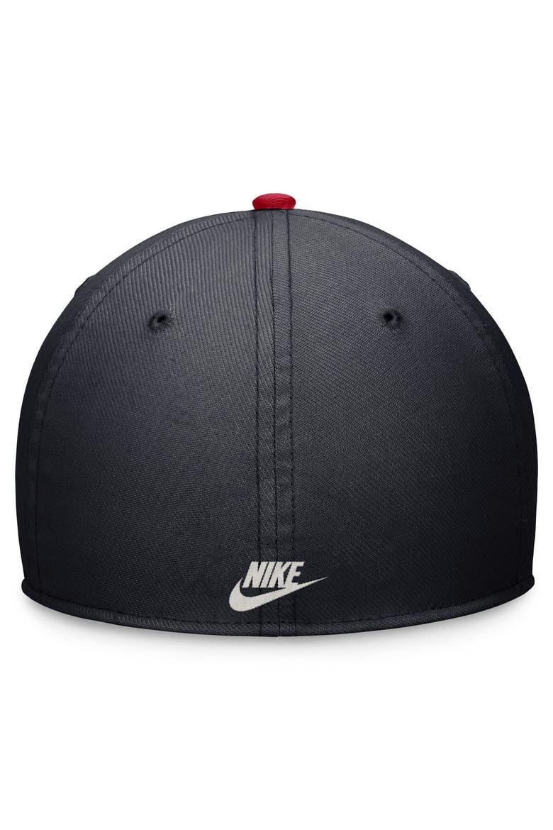Men's Nike Navy/Red California Angels Cooperstown Collection Rewind Swooshflex Performance Hat, Alternate, color, Navy