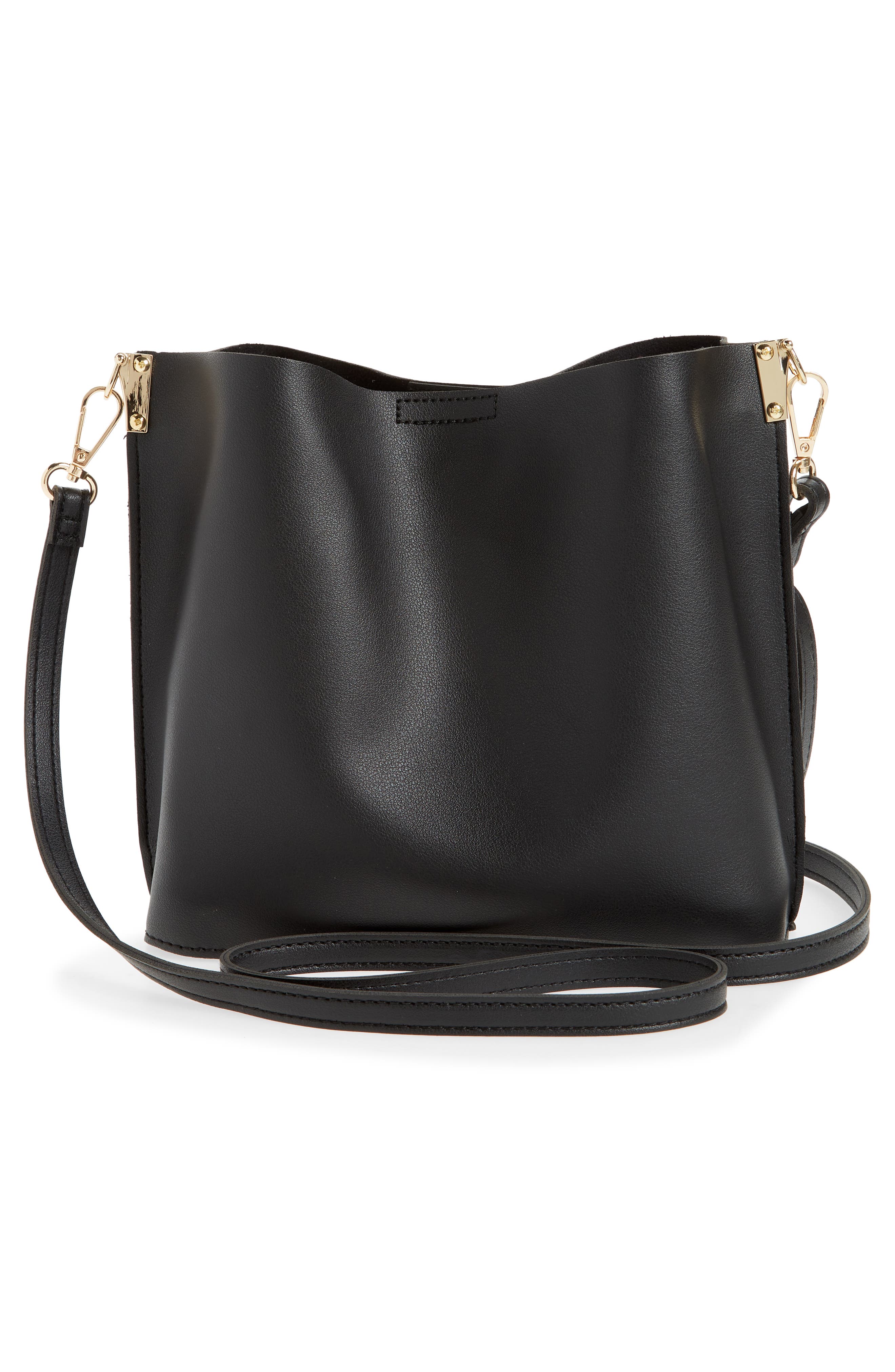 Street Level Faux Leather Crossbody Bag, Alternate, color, 