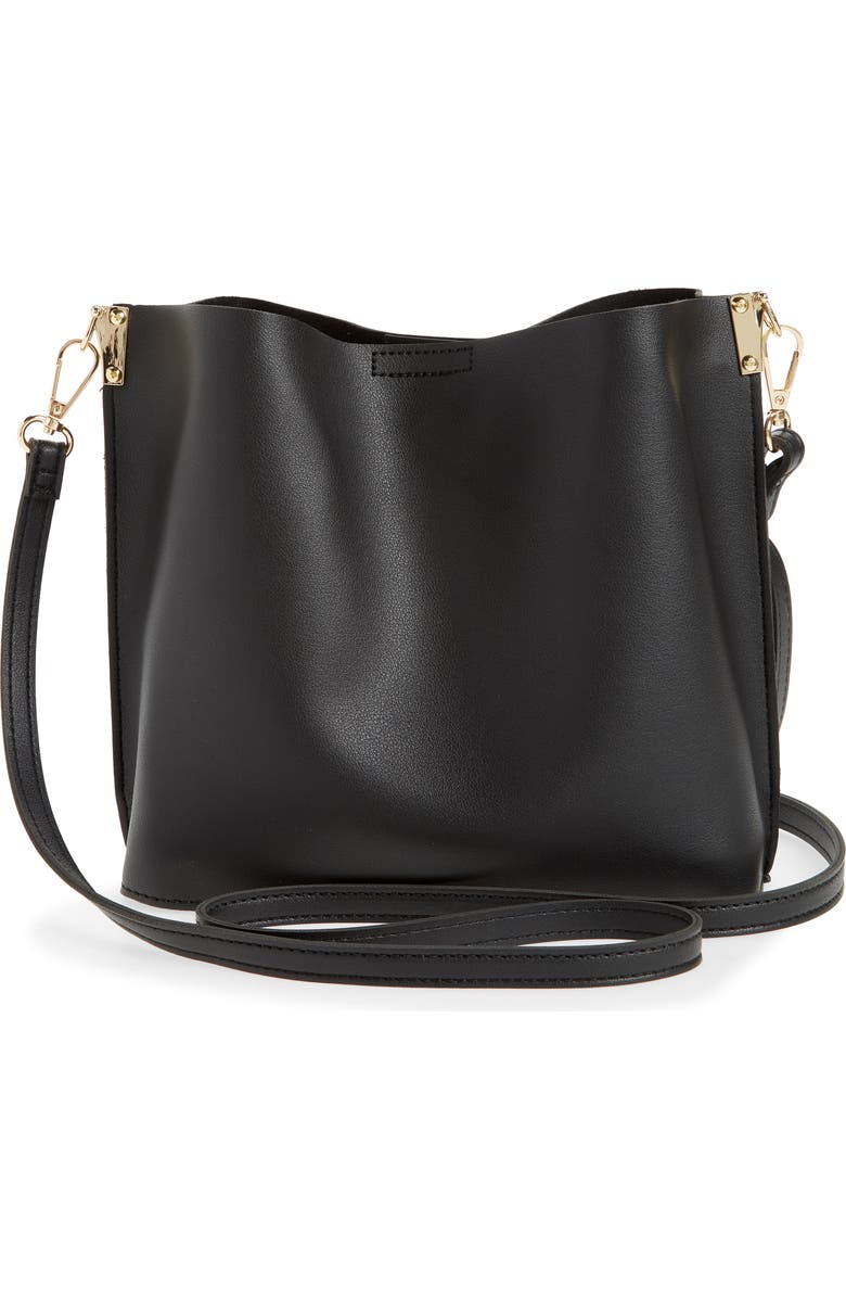 Street Level Faux Leather Crossbody Bag, Alternate, color,