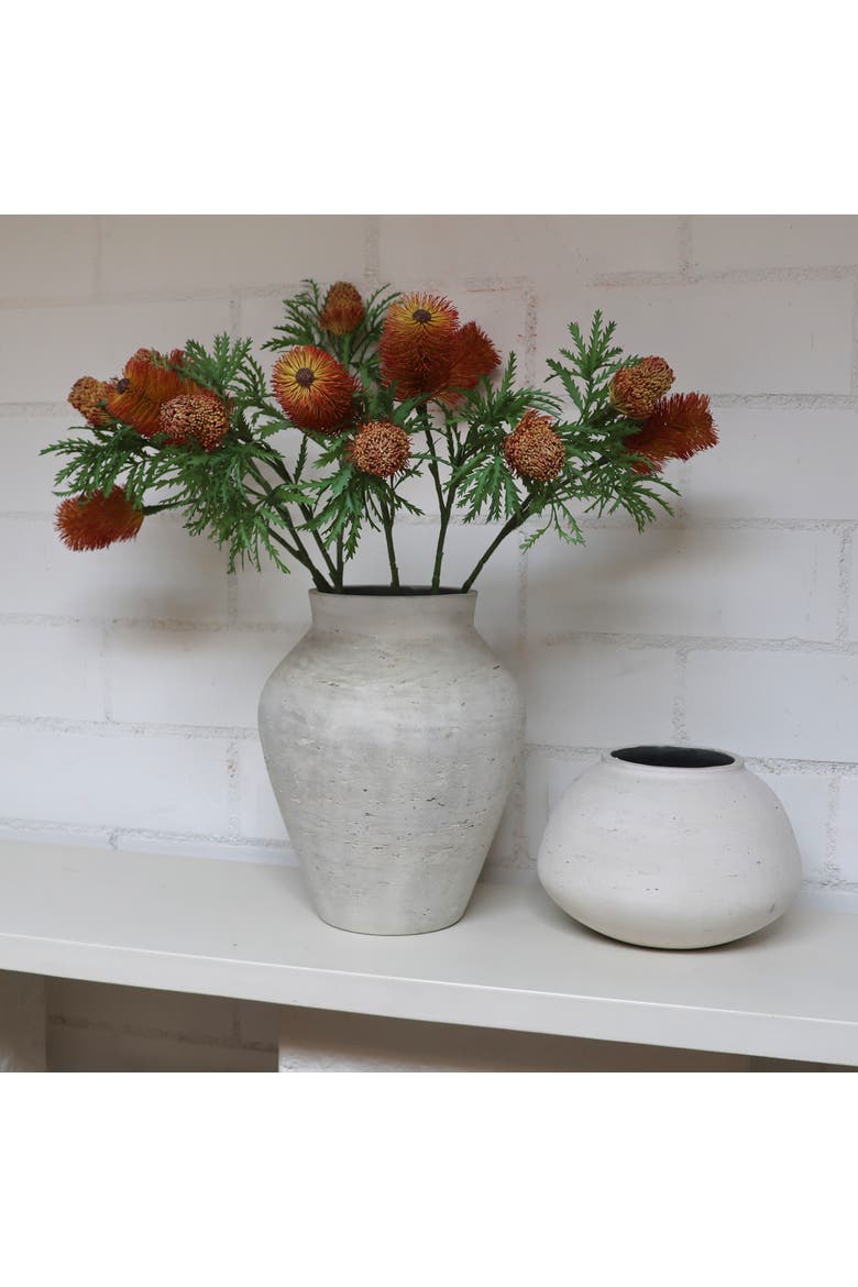 Leander Cement Outdoor Vase, Alternate, color, Natural - Medium