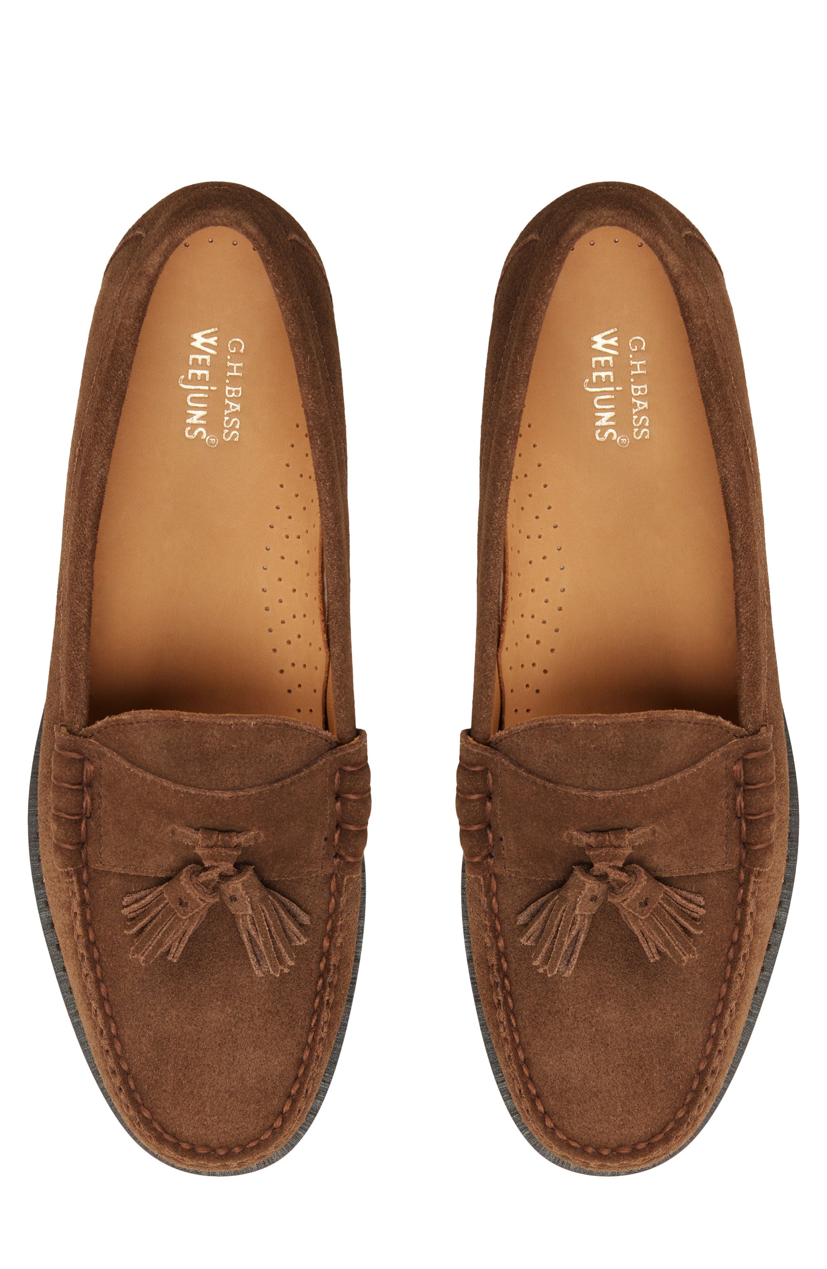 G.H.BASS Lennox Weejuns<sup>®</sup> Tassel Loafer, Alternate, color, Dark Beige