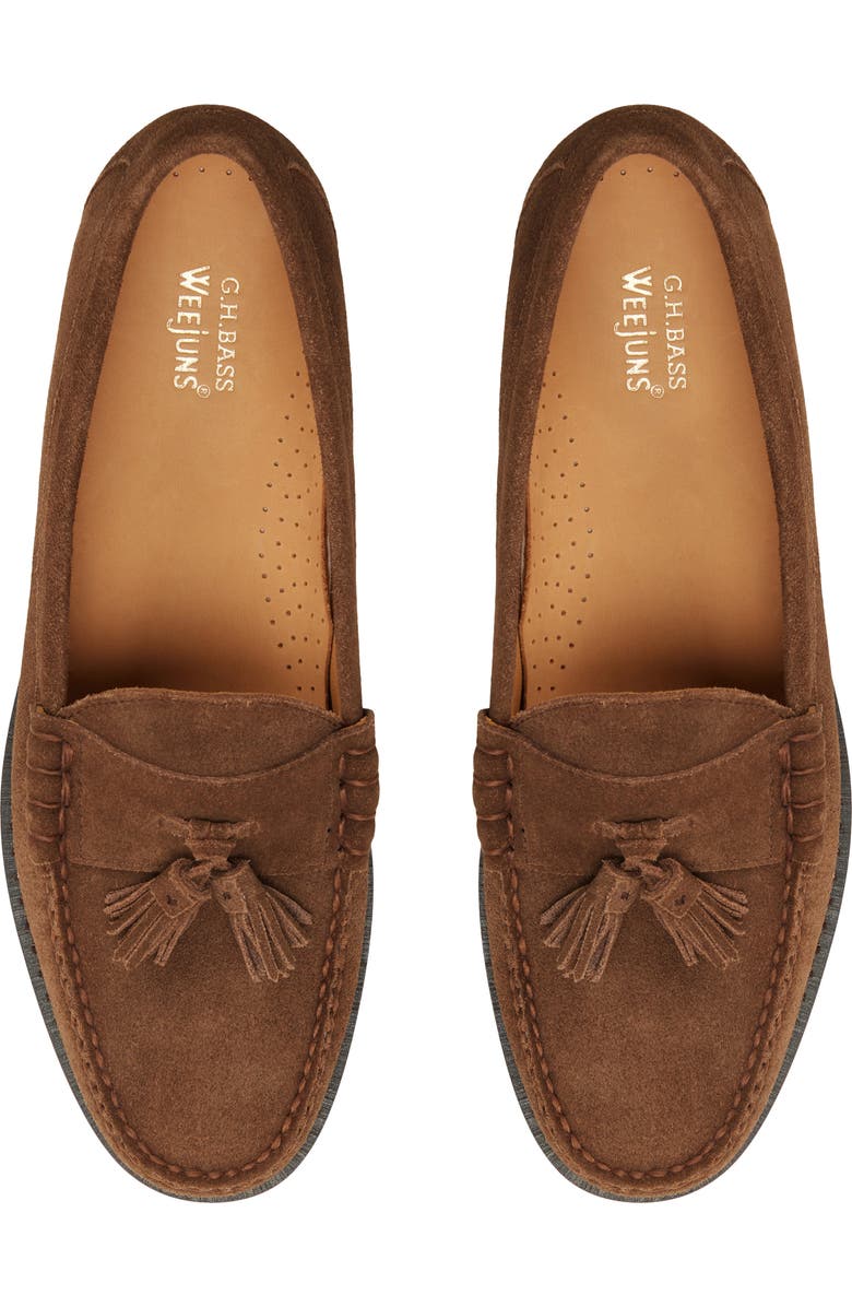 G.H.BASS Lennox Weejuns<sup>®</sup> Tassel Loafer, Alternate, color, Dark Beige