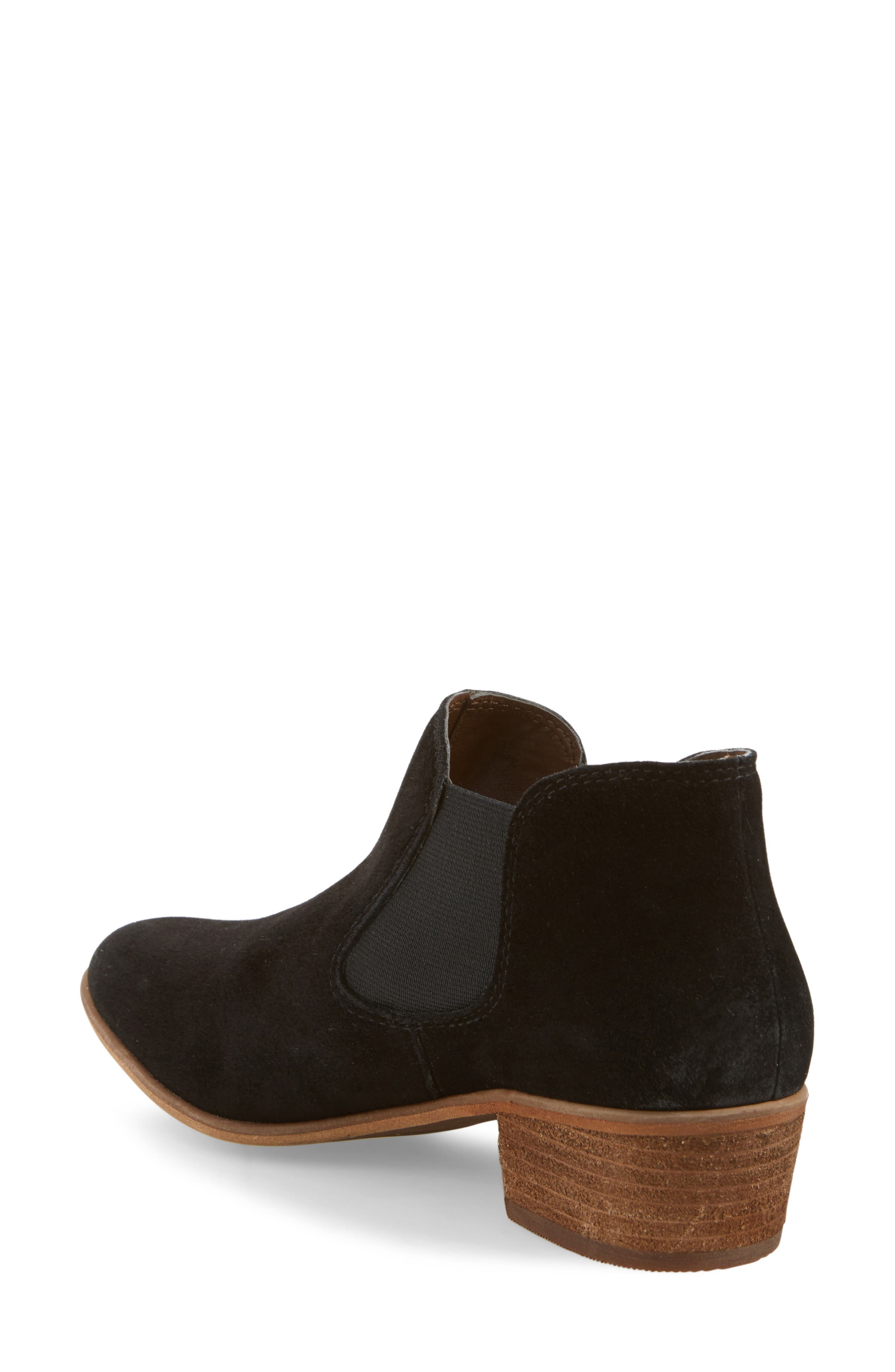 'Tripp' Bootie, Alternate, color, BLACK SUEDE