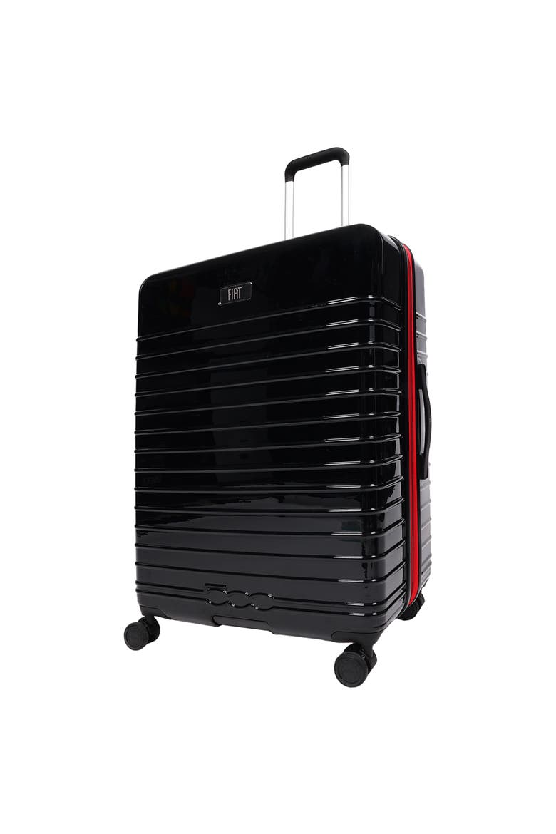 31.5" Expandable Hardside Spinner Luggage, Main, color, BLACK