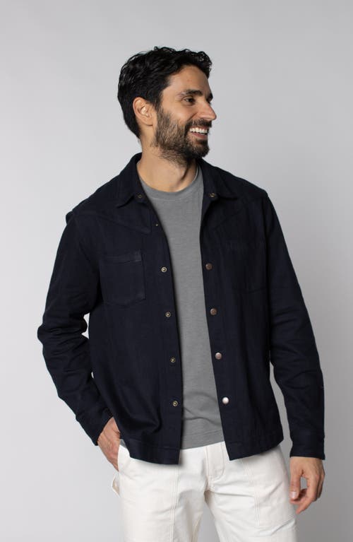 Leisure Lab Bronco Button Up In Blue