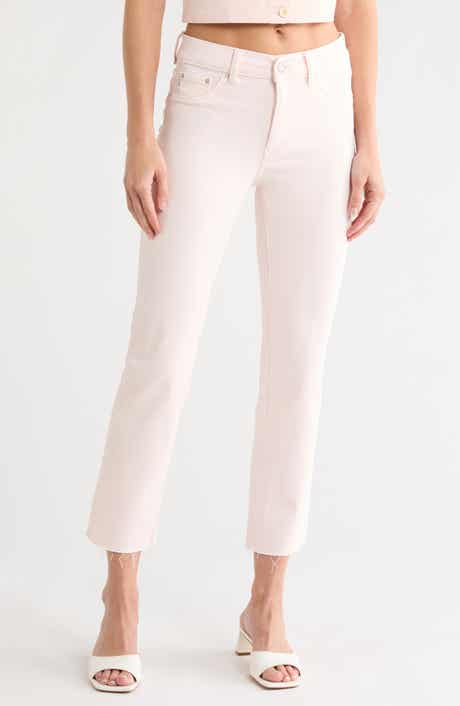 Mara Raw Hem Ankle Straight Leg Jeans