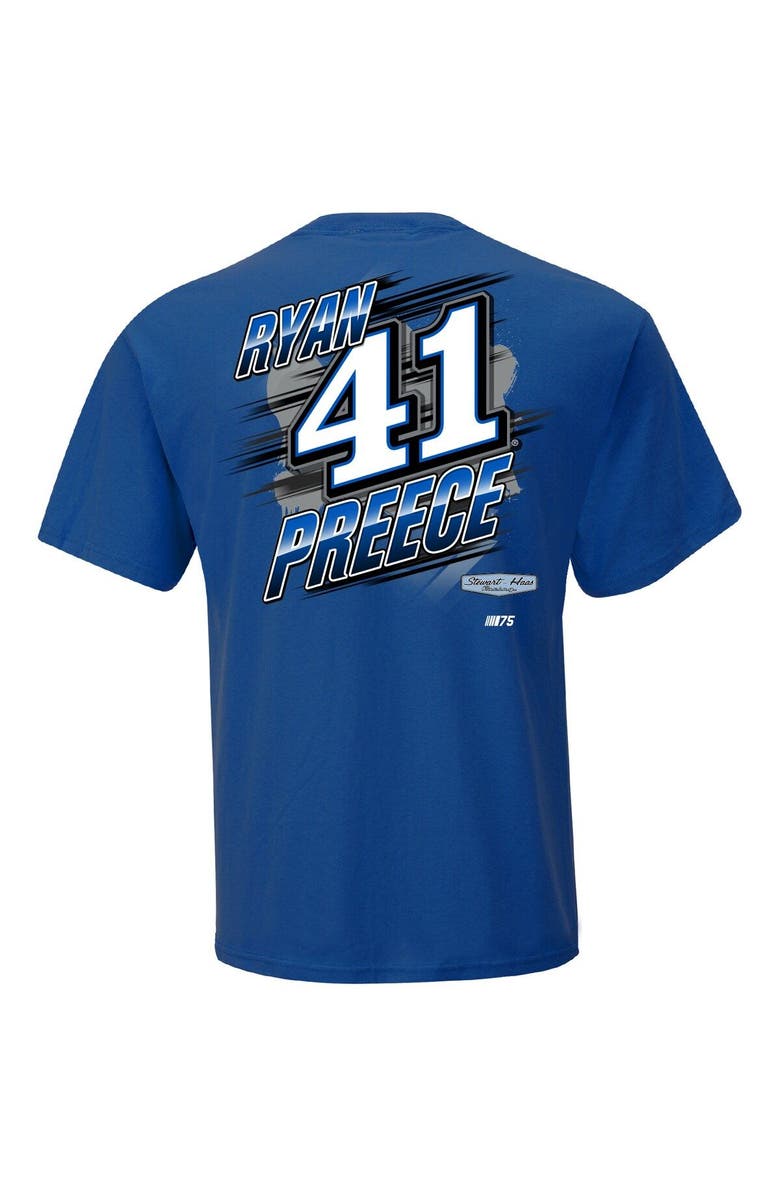STEWART-HAAS RACING Men's Stewart-Haas Racing Team Collection  Royal Ryan Preece Blister T-Shirt, Alternate, color, 