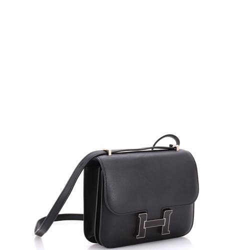 Pre-owned Hermes Hermes Constance Bag Limited Edition On A Summer Night Printed Sombrero 18 In Black