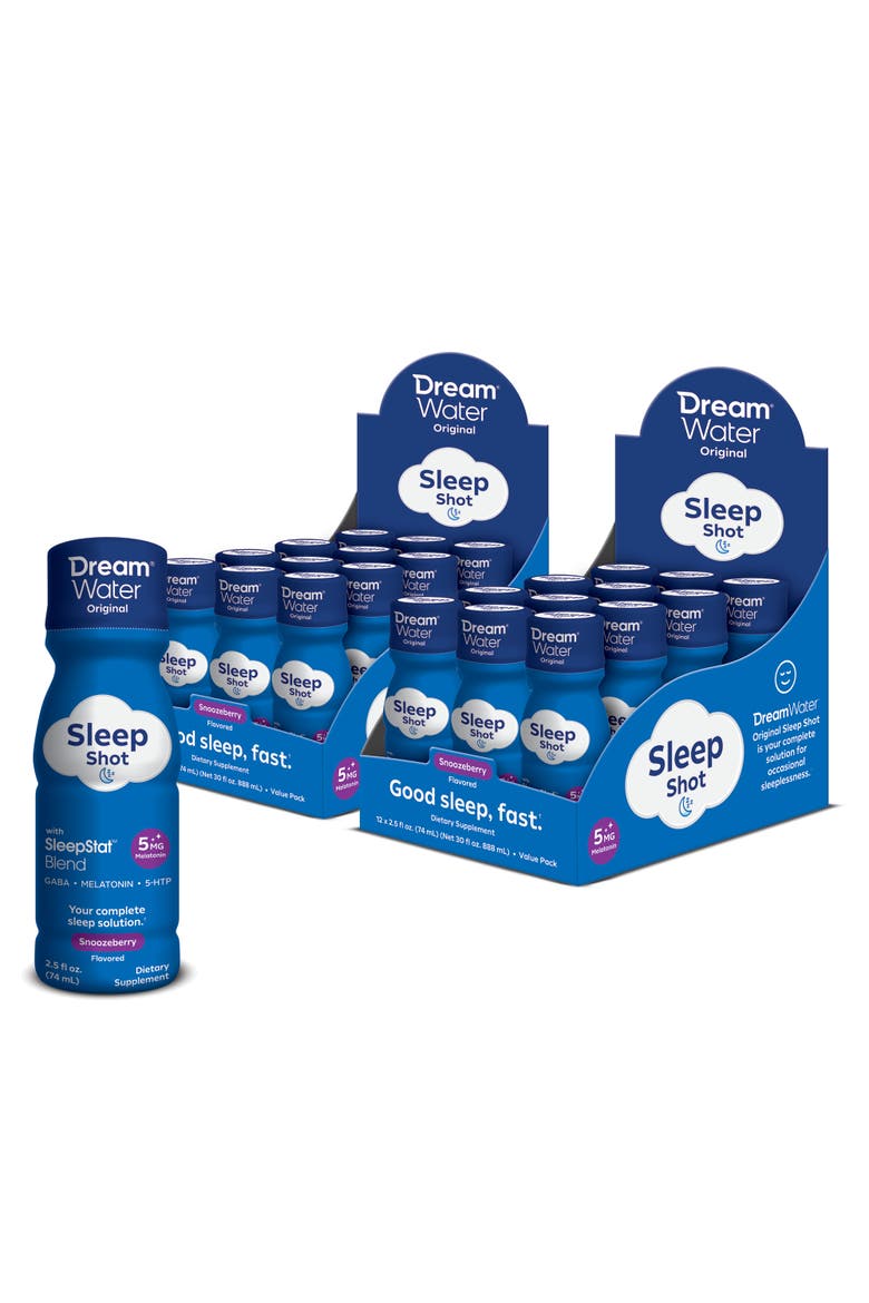 Sleep Aid Supplement Drink; Melatonin 5Mg, Gaba, 5Htp;  Zero Sugar, Main, color, Multicolored