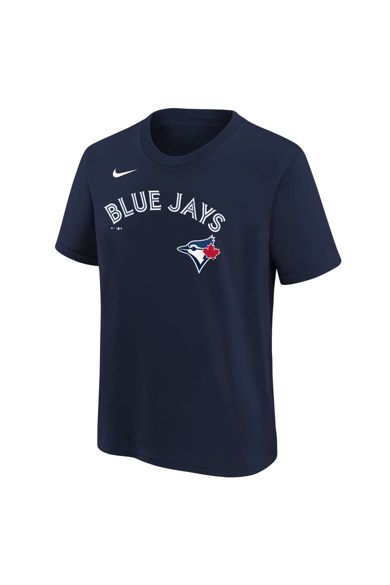 Youth Nike  Navy Toronto Blue Jays Wordmark T-Shirt, Alternate, color, Navy