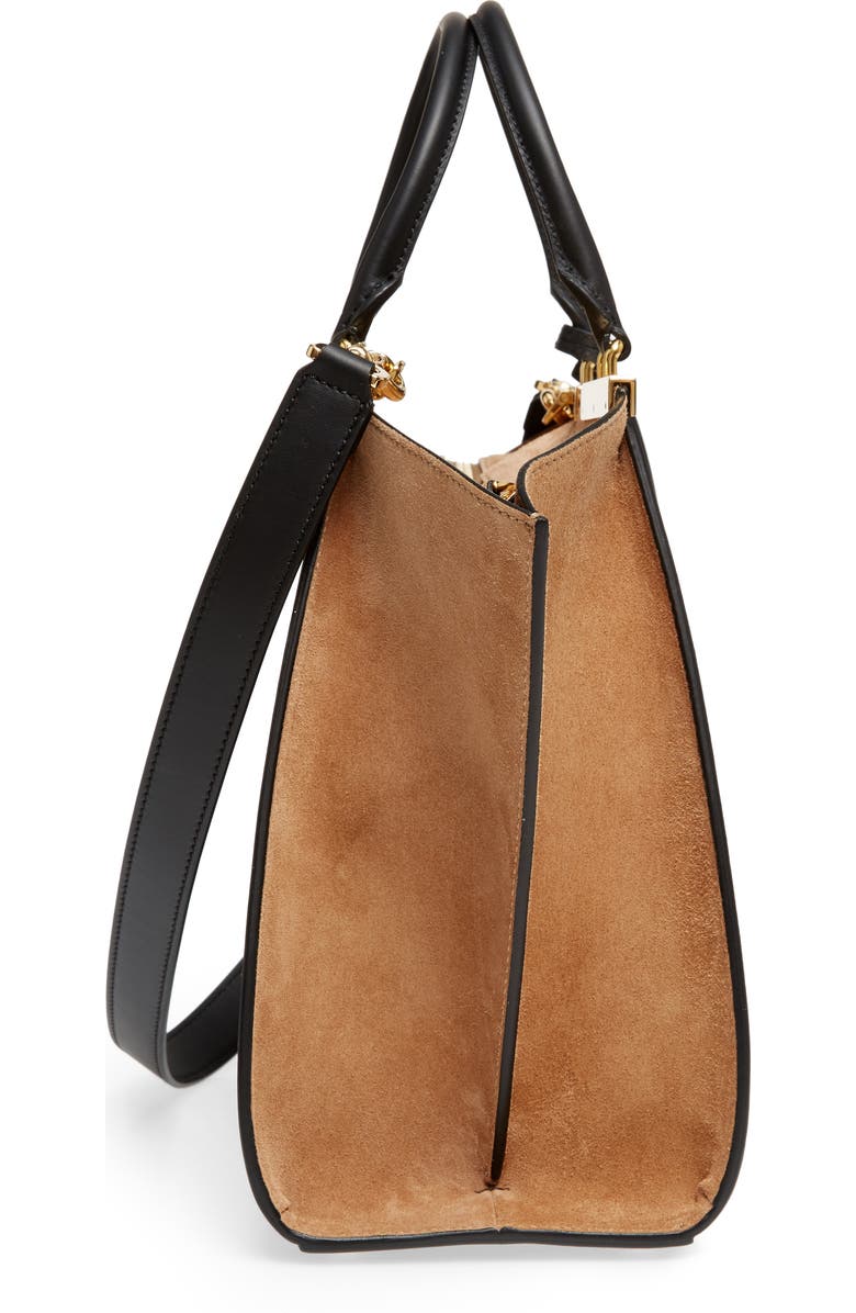 Fendi 3Jours Leather & Suede Shopper, Alternate, color,