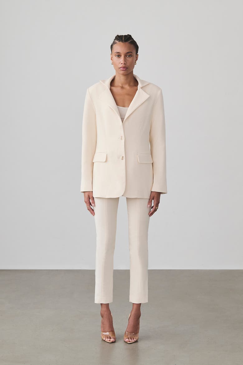 Aria Blazer, Alternate, color, Ivory