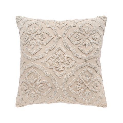 Ninny Floral Tufted Throw Pillow Collection