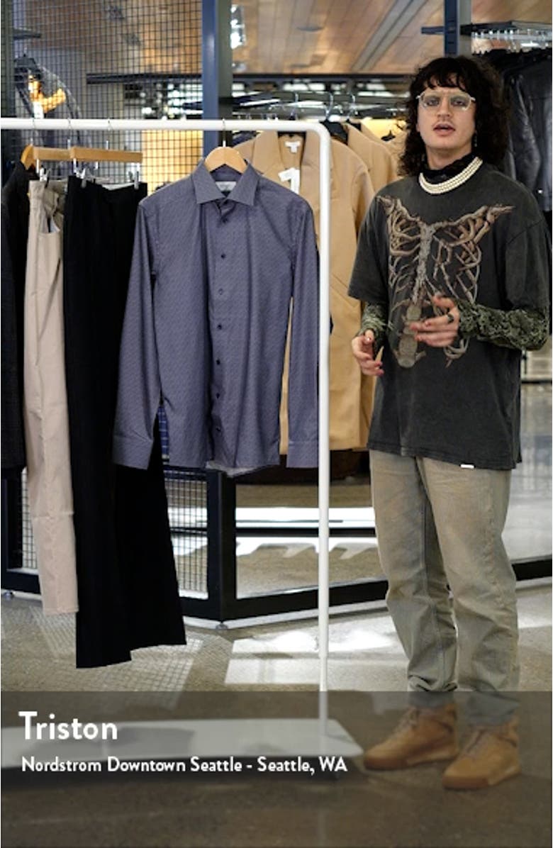 Slim Fit Floral Dress Shirt, sales video thumbnail