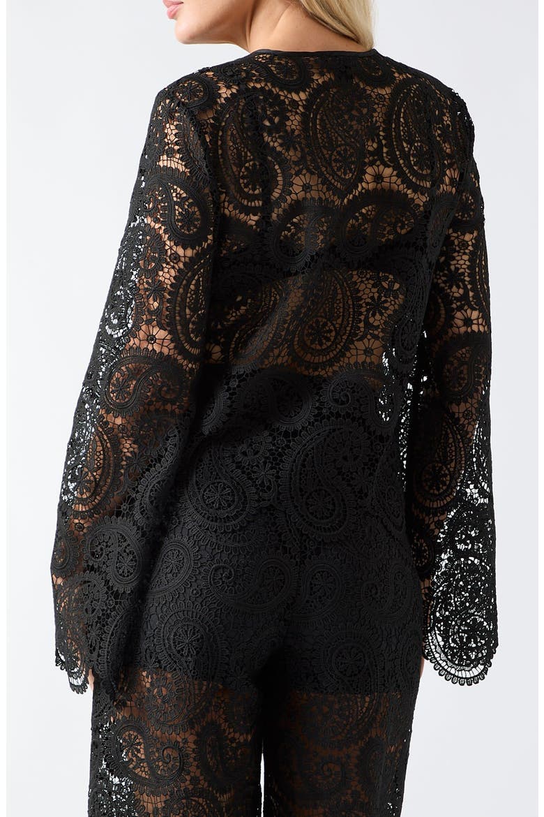 Grace Long Sleeve Lace Top, Alternate, color, BLACK-BLACK