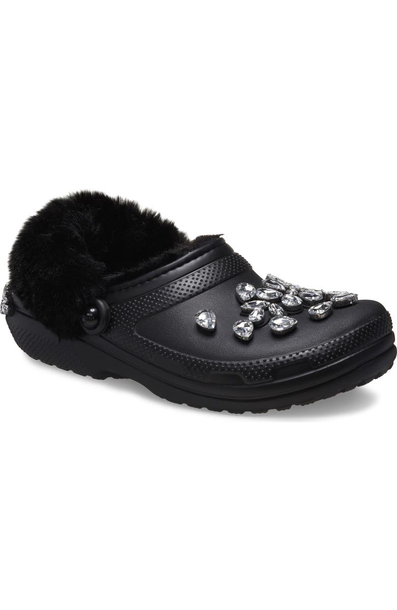 CROCS x Simone Rocha Classic Faux Fur Lined Clog, Main, color,