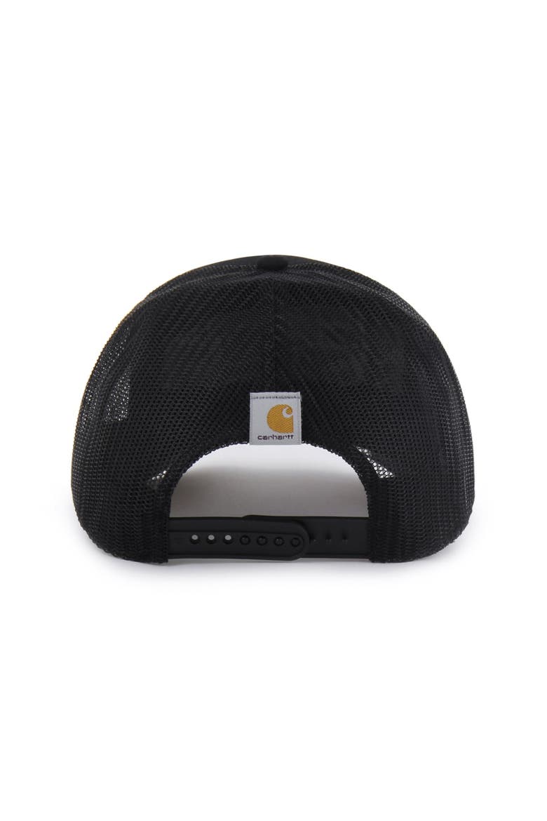 Men's Carhartt x '47 Black Kentucky Wildcats Trucker Adjustable Hat, Alternate, color, Black