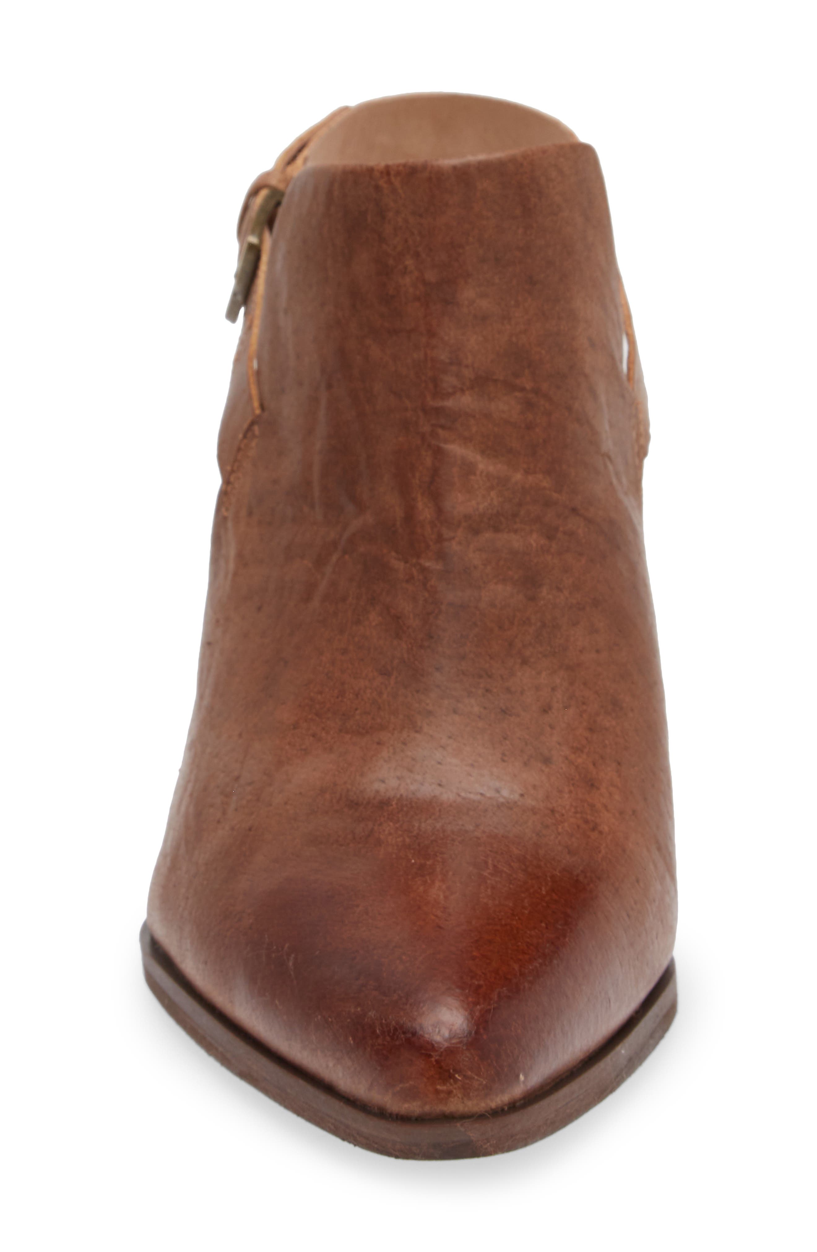 Chocolat Blu Eldorado Slingback Pointed Toe Mule, Alternate, color, Brown Leather